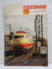 Vintage 1971 Fleischmann HO Scale Model Railroad Trains Catalog Railroading