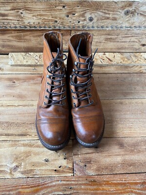 Red Wing Iron Ranger Heritage Copper Brown Leather Boots 8085