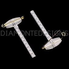 10 Oaza Ślubne Gorsety Klipsy na wesela Otwór na guziki Kwiaty Gorsety Szpilki E3