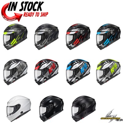 2025 SCORPION EXO-R430 FULLFACE MOTORCYCLE HELMET - PICK SIZE & COLOR