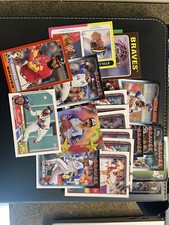 Lot of 55 Atlanta Braves￼Baseball Cards, Rookies, Base Cards, And Inserts ￼
