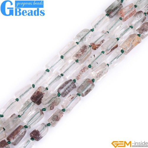 Natural Assorted Gemstone Faceted Tube Column Beads for Jewelry Making 8x12mm - Picture 125 of 192