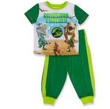 Toddler Boys LEGO JURASSIC WORLD Dinosaur Tracker PJs Pajamas Sz 2T 3T 4T NWT