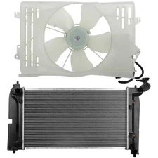 Electric Radiator Cooling Fan Kit For 2003-2008 Pontiac Vibe & Toyota Corolla