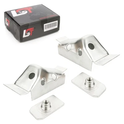 LST 2x Supporto asse posteriore piastra filettata sinistra destra per Mercedes Classe E W124 S124