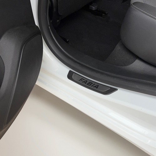 Para Skoda FABIA 2015-2022 listones de entrada umbral de puerta, acero inoxidable 4 piezas - Imagen 3 de 5