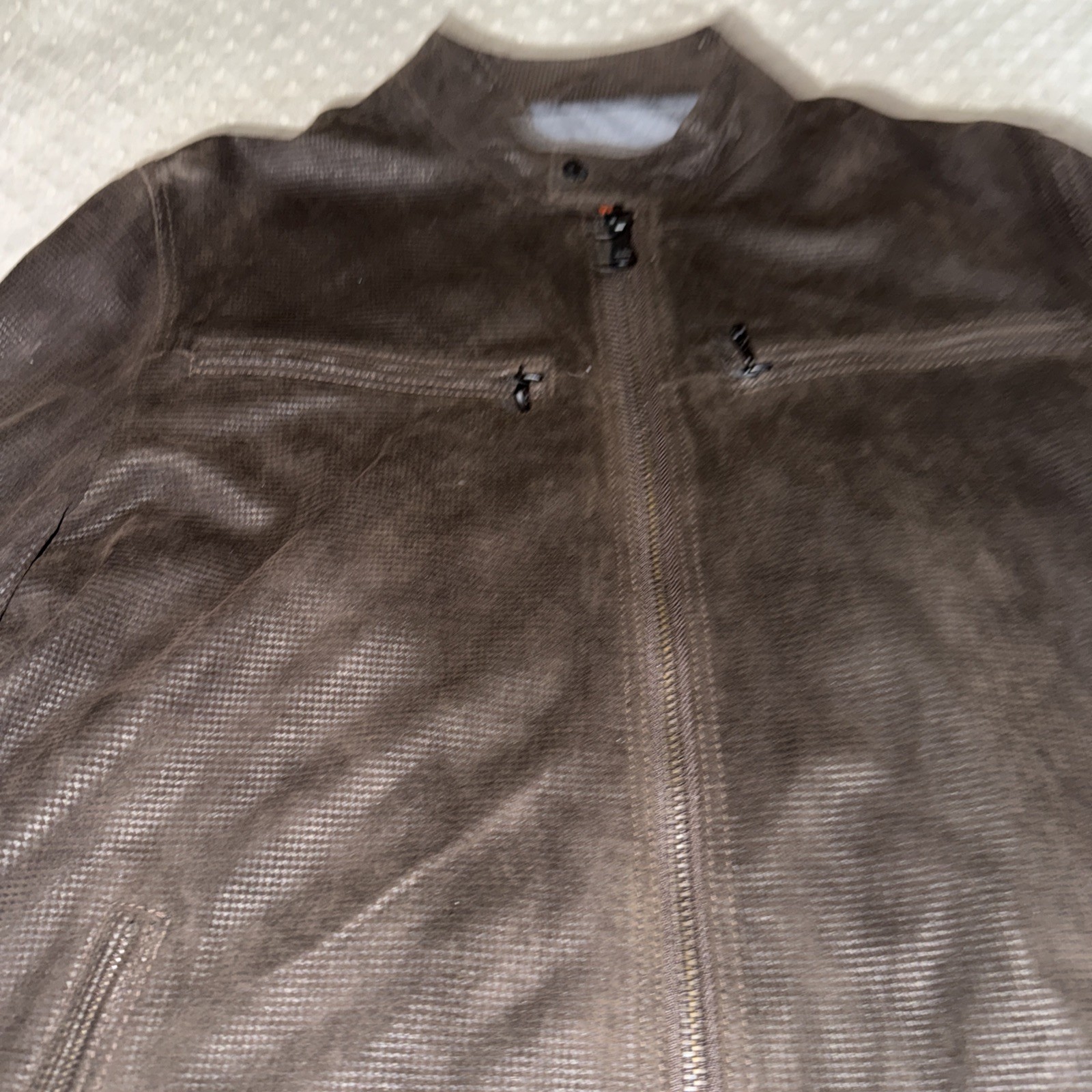 Comstock Brown Leather Jacket - image 2