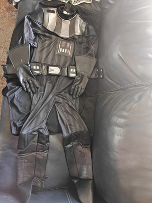 Star Wars Darth Vader Costume Size S Jumpsuit Cape Belt Gloves Lucasfilm No Mask