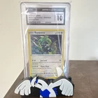 Double Swirl!!  Rayquaza SWSH029 Black Star Promo Cosmos Holo CGC 10