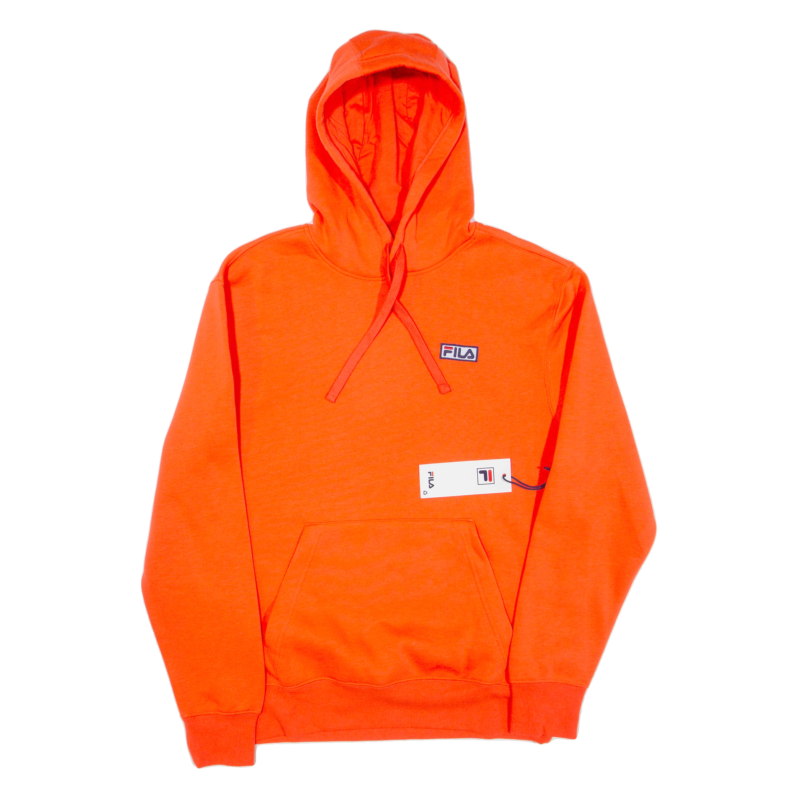 Felpa con cappuccio FILA uomo arancione S