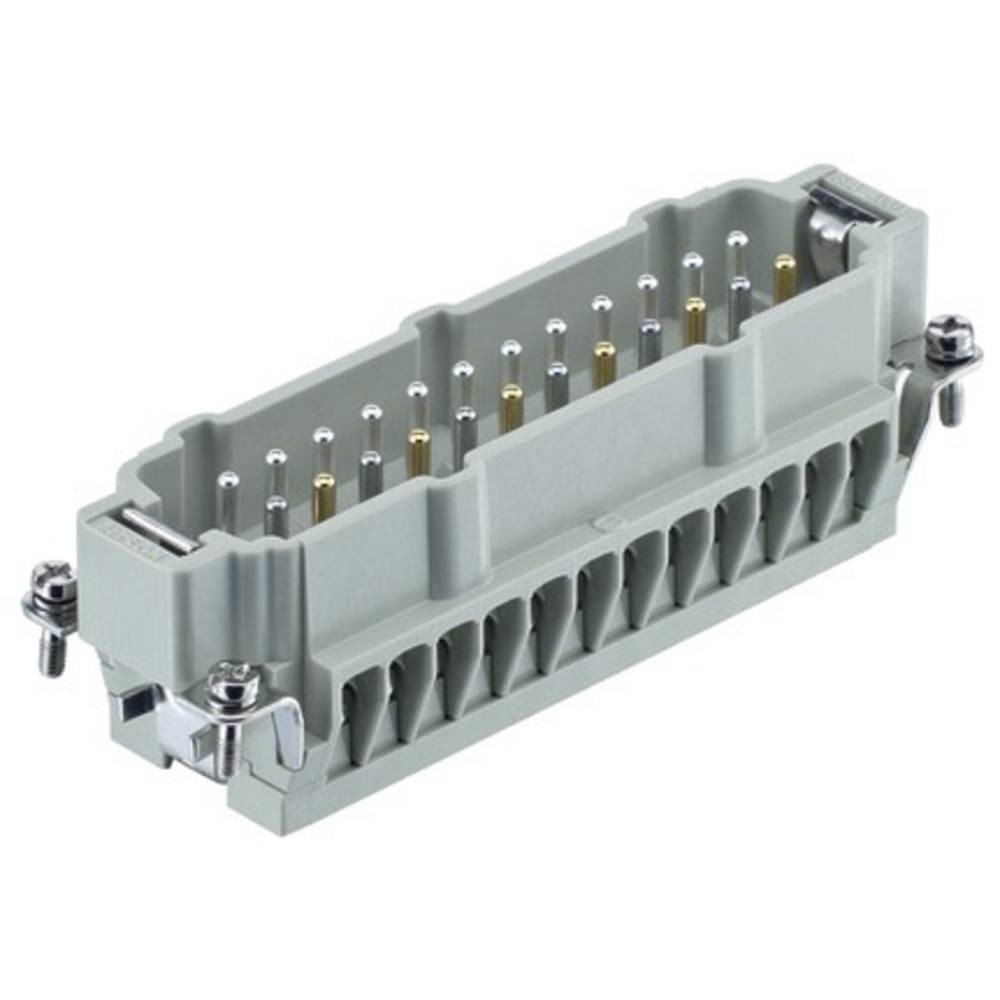 Insert mâle HARTING 09330242689 à 24 broches pour connecteur industriel