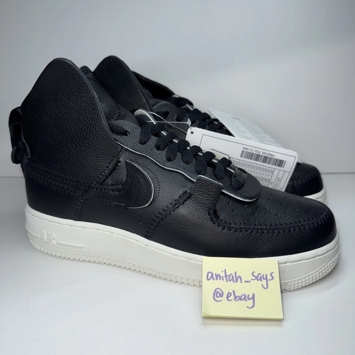 Preços baixos em Nike PSNY x Air Force 1 High Black | eBay