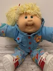 1989 DESIGNER LINE Cabbage Patch Kids #19 Girl Doll Spaghetti Hair Single Pony