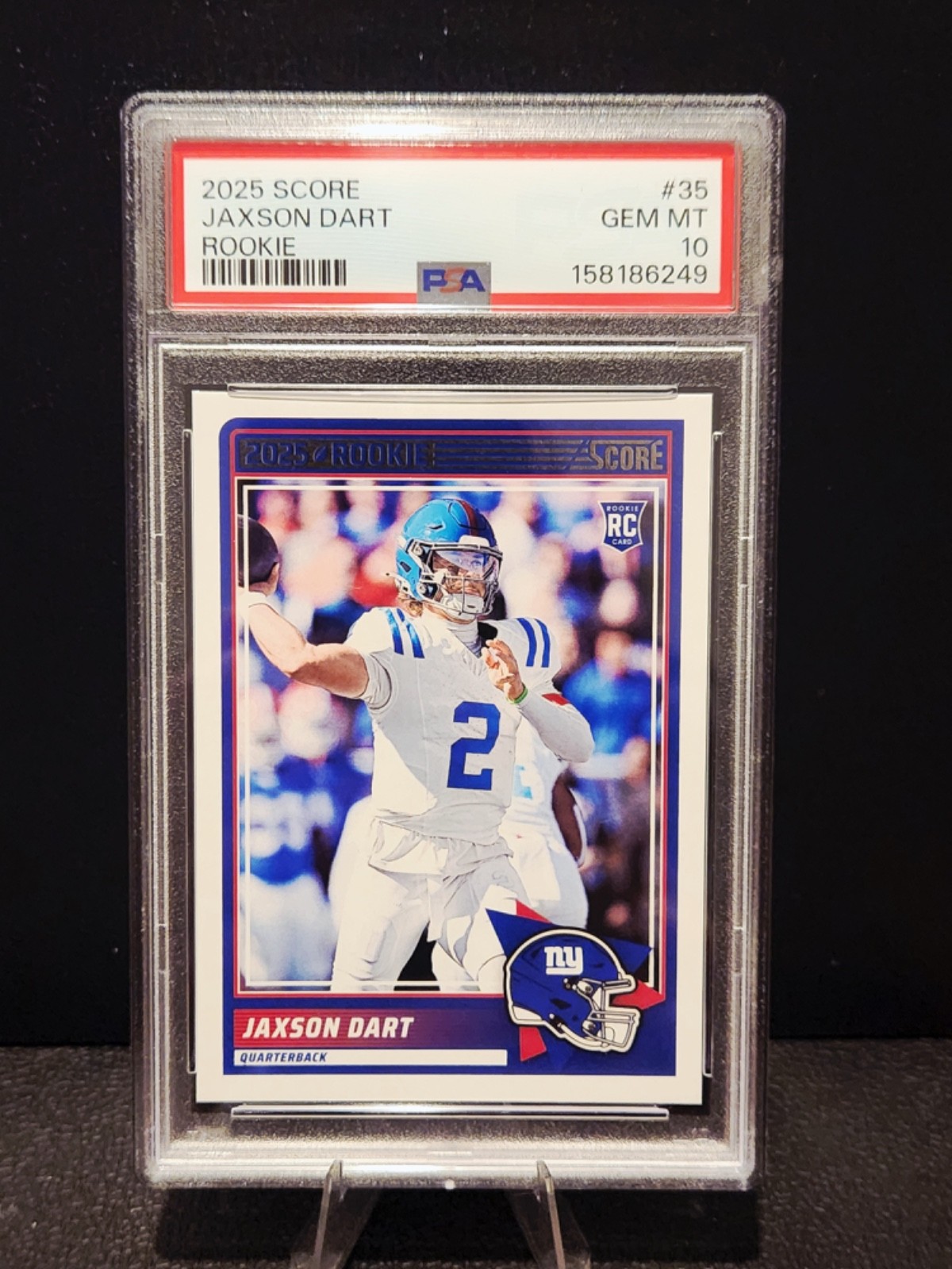 Jaxson Dart Panini Score #35 Base