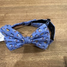Vineyard Vines Turkey Dinner Silk Blue Kids Bow Tie Novelty Print 3T001074-400