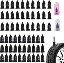 60 Pcs Tire Repair Screws Rubber Nail Kit Quick Plug Tool Cars Motorcycles Jeep