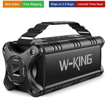 Bluetooth Speaker, 90W Max Portable Outdoor Speaker Loud, Waterproof/50W Deep...