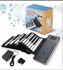 Igloo Essential Roll Up Piano Keyboard 61 Key Portable 128 Tones/Rhythmns