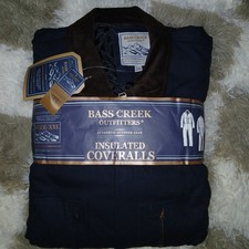 Bass Creek Outfitters Insulated Coveralls Navy Blue Size XXL NWT