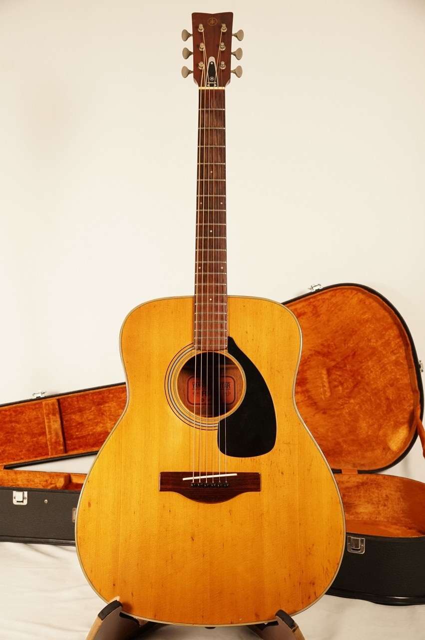 YAMAHA FG-180 Red Label 1969-71 Vintage Acoustic Guitar MIJ w/ Hard Case