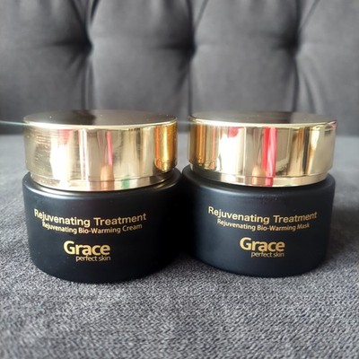 Grace Perfectskin Rejuvenating Treatment Bio-Warming Cream + Mask Natural...