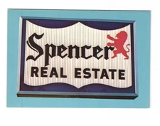 Spencer Real Estate Cranford NJ vintage postcard Unposted