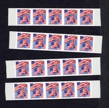 U.S. Forever Stamps – One Hundred Stamps (Twenty Strips of 5) – MNH - Free Ship