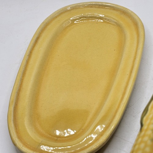 Shawnee Pottery Corn King Covered Butter Dish #72 Mid Century Farmhouse Retro - Picture 7 of 10