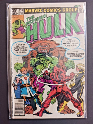 Marvel Comics Incredible Hulk #258 1981 Newsstand 1st App. Soviet Super Soldiers