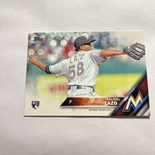 RAUDEL LAZO Rookie RC 2016 Topps 436 Miami Marlins