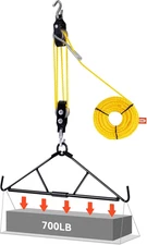 Deer Hanger, Elk Hoist Pulley Lift System with Gambrel, Hunting Game Hanging Kit
