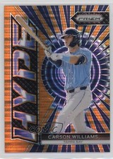 2024 Panini Prizm Hype Orange Pulsar Prizm 171/399 Carson Williams #13 1fa0