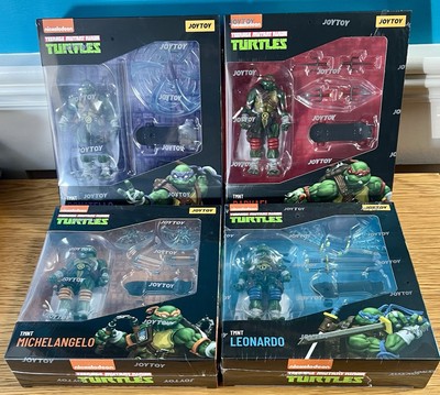 Joytoy TMNT Teenage Mutant Ninja Turtles x 4 1/18 Complete Figure Set