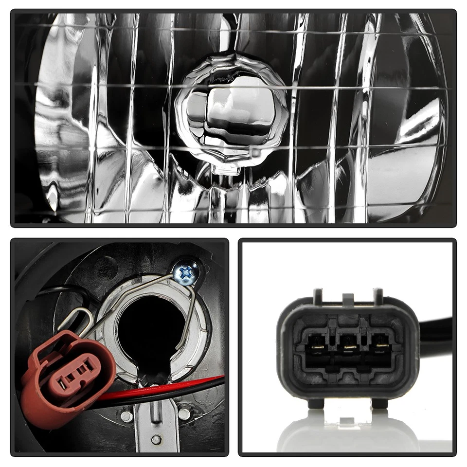 Juego de pares de faros izquierda+derecha para Mitsubishi Eclipse 1997 1998 1999 Foto 4 de 4