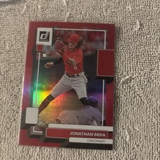2022 Panini Donruss - Jonathan India #153 Holo Red