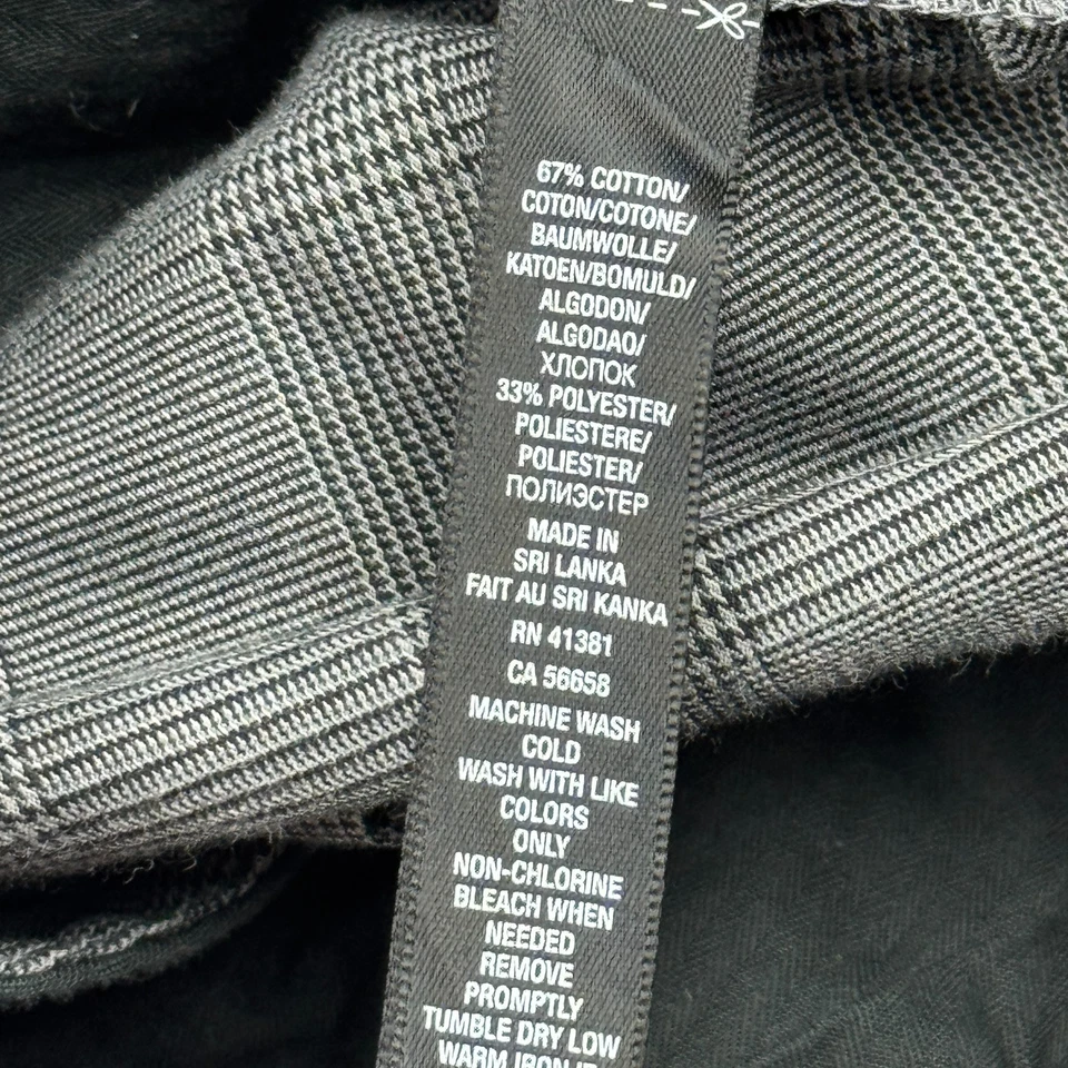 Shorts masculino Ralph Lauren RLX 38 cinza xadrez chino sob medida golfe desempenho 9" - Imagem 4 de 4