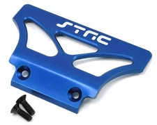 ST Racing Concepts SPTST2735B ALUM LG FR BUMPER BLUE STAM/RUSTLER/BAND
