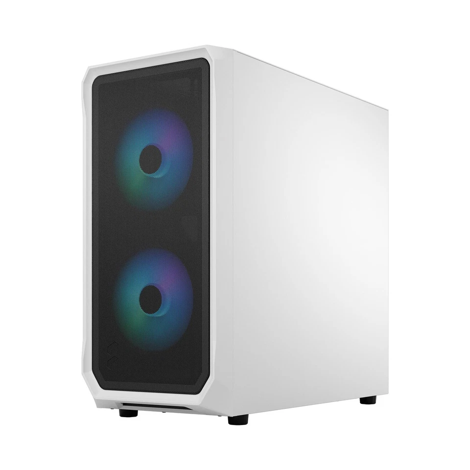 Fractal Design Case PC Focus 2 Bianco con Ventole RGB e Vetro Temperato - Immagine 4 di 4