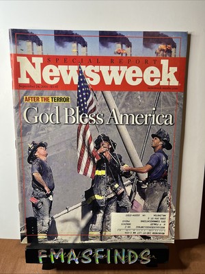 L3 2001 GOD BLESS AMERICA Sept 24 911 Newsweek Magazine 