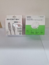 Image of Belkin BoostCharge & Ghostek USB-C TO USB-C Cable 2m Brand New