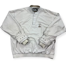 ZERO Restriction Blackwolf Gore-Tex Golf Jacket Men's XL Beige Snap Made In USA