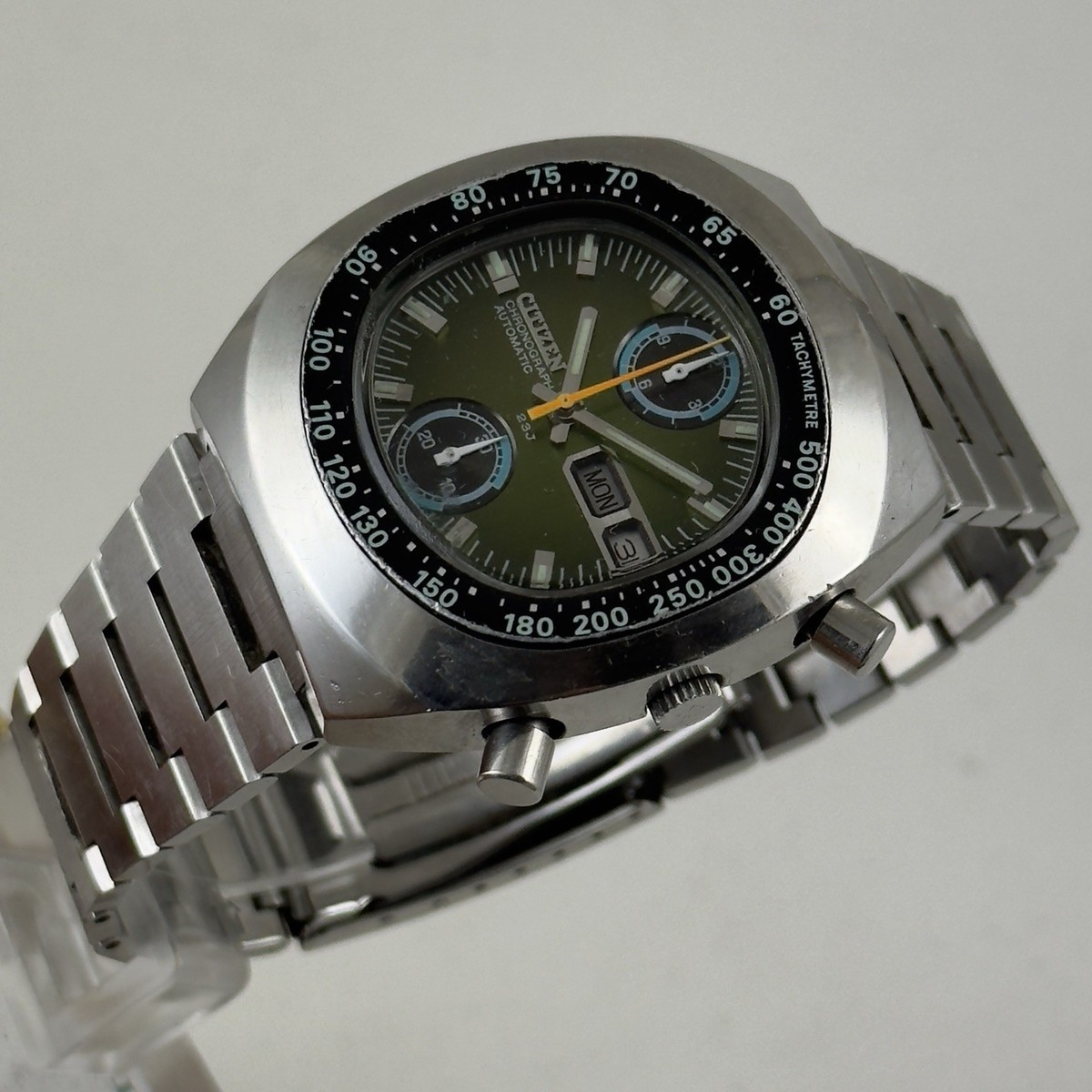 VINTAGE CITIZEN FLYBACK 8110 REF 67-9054 MENS CHRONOGRAPH WATCH