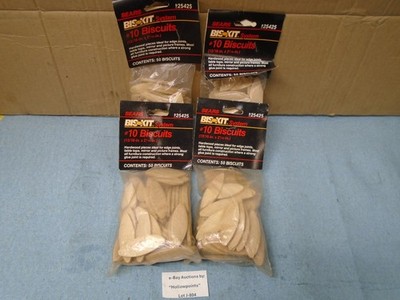 4 Pkgs NEW Sears 9-25425 #10 Biscuits for Craftsman Biskit System  + Free 0 J804