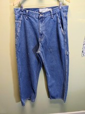 Vintage Y2K 2001 Levi's Carpenter Wide-Leg Jeans 35x29.5 Skater Streetwear
