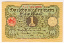 1920 Germany 1 Mark UNC 564008 Reichbanknote Paper Money Banknotes