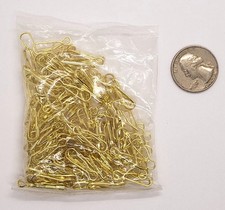 Closeout- Bag of 144pcs. 20mm gold lanyard hooks 393q