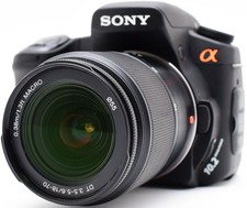 Sony Alpha 300 DSLR Camera Kit with 32GB SD Card and Accessories