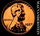 1957 Lincoln Wheat Cent - Choice Gem Proof  Lustrous  No Reserve  #L5751