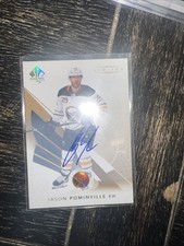 2017-18 SP Authentic Jason Pominville Autograph Limited