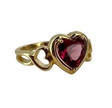 Tiffany 18k Gold Ring and Tourmaline